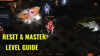 ERA OF LORENCIA | CHARACTER RESET AND MASTER LEVEL GUIDE