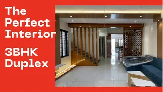 3BHK Duplex Interior Design in 2022 | Interior Design Ideas for duplex House | Studio InteriorWall