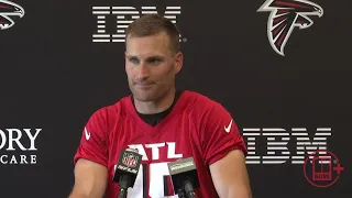 Falcons' quarterback Kirk Cousins talks ahead of final week of OTAs