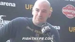 DANA WHITE: "COUTURE'S UP TO SOMETHING!"