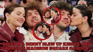 Selena and Benny  Set Madison Square Garden Ablaze with Affectionate Gestures During the Knicks Game