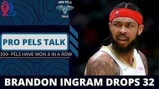 Brandon Ingram Scores 32 | Trey Murphy Knocks 10 3’S | Pelicans Have Won 4 In A Row