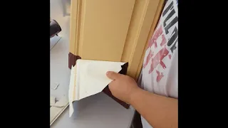 Removing melamine film, painting MDF cabinets