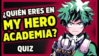 ¿Qué Personaje de My Hero Academia Eres? | Quiz