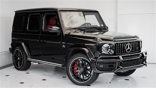 Obsidian Black with Classic Red/Black 2022 Mercedes-Benz G-Class G63 AMG