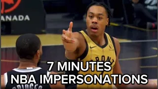 7 Minutes of NBA Players impersonating each other