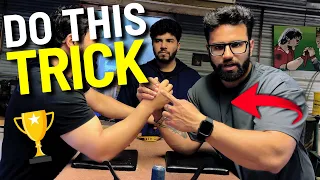 How to defend Top-Roll & win at Arm Wrestling with THIS TRICK !