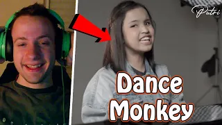REACTION Putri Ariani Dance Monkey - Tones and I [lirik] cover