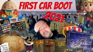 Car Boot Sale - UK Reselling - FIRST of 2021 - Buying to Sell on Ebay - Fylde Coast Flips Reseller