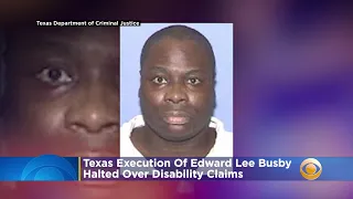 Texas Execution Of Edward Lee Busby Halted Over Disability Claims