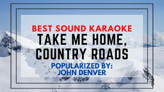 TAKE ME HOME, COUNTRY ROADS (HD Quality Karaoke with Backup Vocals) | John Denver