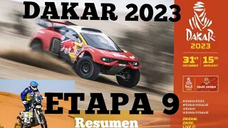 DAKAR 2023, ETAPA 9, RESUMEN.