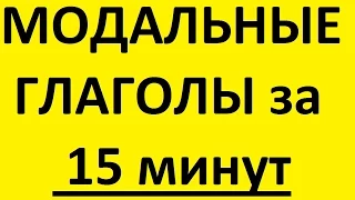 Грамматика английского языка. МОДАЛЬНЫЕ ГЛАГОЛЫ в английском языке. Английская грамматика