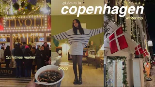 48 hours in copenhagen vlog | tivoli gardens, petting giraffes, best bakeries