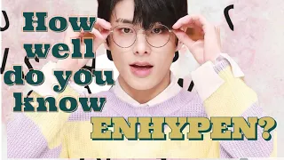 ENHYPEN QUIZ (how well do you know them?)
