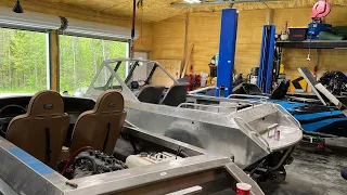 Swapping a Kawasaki ultra300x motor into a 12' Jet stream Mini Jet Boat