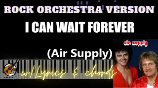 I can wait forever Air Supply - Piano Cover Instrumental Lyrics Chords Complete Tutorial #VIDEOKEYS