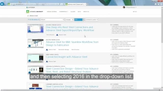 Autodesk University 2016 - Online classes related to Advance Steel