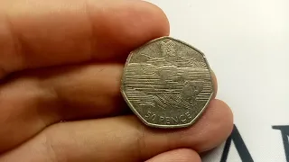 5 BONUS POINTS - 2011 Aquatics 50 pence Error?!