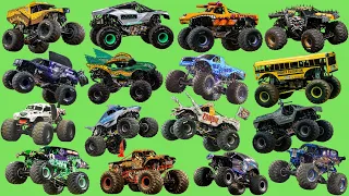 Monster Vehicles - Monster Truck, Monster Car, Monster Jam | Monster Truck for Kids