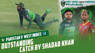 Outstanding Catch By Shadab Khan | Pakistan vs West Indies | 1st ODI 2022 | PCB | MO2T