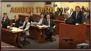 Johnny Depp's Lawyer: "Amber Turd"! Court Laughs