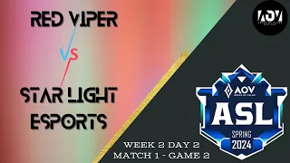 ASL Regular Season 2024 Spring | Red Viper vs Star Light Esports | Week 2 Day 2 | Match 1 Game 2