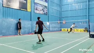 yash vs Siddhartha badminton match video