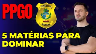 Polícia Penal de GOIÁS: 5 MATÉRIAS PARA DOMINAR, se quiser ser APROVADO