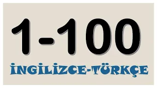 İngilizce Sayılar 1-100 / English Numbers 1-100 / İngilizce Sayıları Kolay Ezberleme