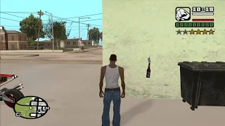 How to get the Molotovs in Fort Carson at the beginning of the game - GTA San Andreas