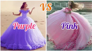 Purple vs Pink / Pink vs Purple /choose one (Pick one) which one is your favorite / This or That