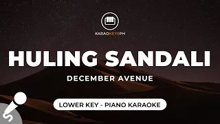Huling Sandali - December Avenue (Lower Key - Piano Karaoke)