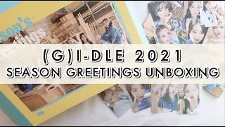 ☆(G)I-DLE SEASON GREETINGS 2021 UNBOXING☽