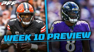 Browns vs. Ravens Week 10 Game Preview | PFF