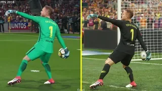 PES 2019 vs 2018 Graphics Comparison