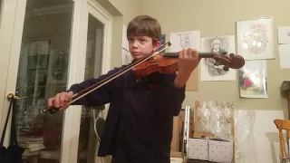 4х-октавная гамма соль мажор + трезвучия,скрипка, Миша Андреев.4-octave scale G-major violin,Misha,8