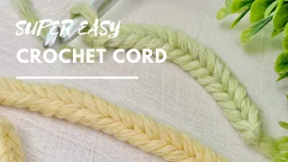 Super easy crochet cord - Crochet cord tutorial / DIY CROCHET CORD