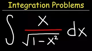 Integral of x/sqrt(1-x^2)