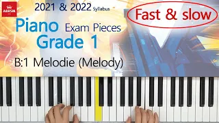 B1 Melodie (Melody) - ABRSM Piano Grade 1 - 2021&2022