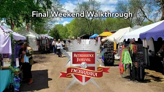 Renaissance Festival of Nebraska 2024 - Walk With Me!
