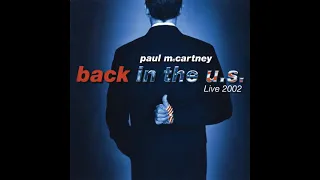 PAUL McCartney Back in the U S Live 2002 album