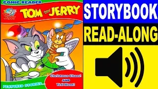 Tom and Jerry Read Along Storybook, Read Aloud Story Books, Christmas Chaos! and Yeti Hunt!