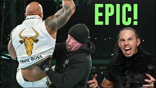 Matt Hardy on the EPIC WrestleMania XL Main Event with Undertaker and Rock!