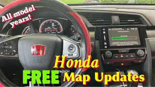 MAP UPDATE HONDA  (ALL MODEL YEARS)