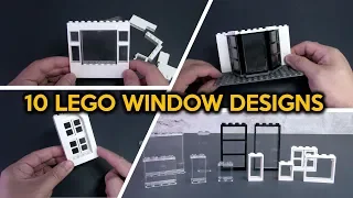 Easy LEGO Window Designs for MOCs