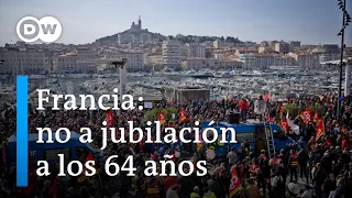 Así fue la mayor protesta contra la reforma de las pensiones de Macron