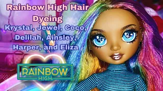 Rainbow High Hair Dyeing