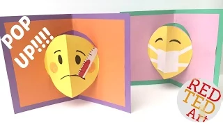 Emoji DIY - Easy Pop Up Card - Get Well Soon