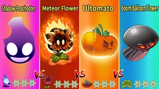 Pvz 2 Gameplay - All AOE Plants Damage Challenge - Who is Strongest ？- Plant vs Plant